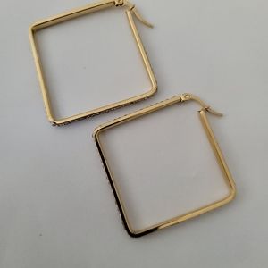 NEW- Square Hoop Earrings